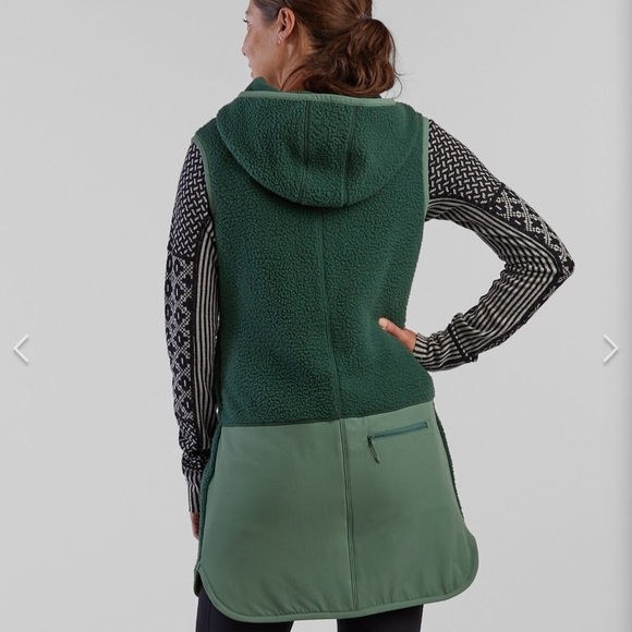 Title Nine Soft Tan Fleece Vest - Picture 8 of 8